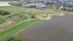dronebeeld groebegracht